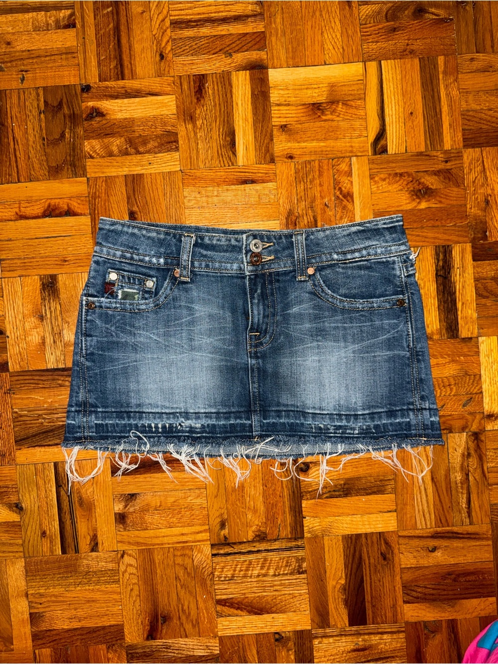 Miss Me Denim Mini Skirt
